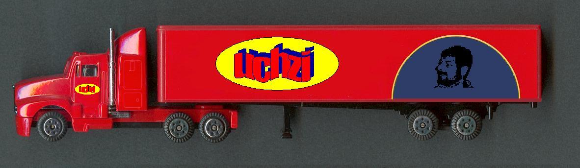 Roter Uchzi-Truck